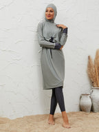 Muslim Women 3 Pieces Set Burkinis Swimwear Swimsuit #2611068