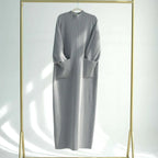 Heavy Thick Winter Fall Knitted Abaya Dress #24917