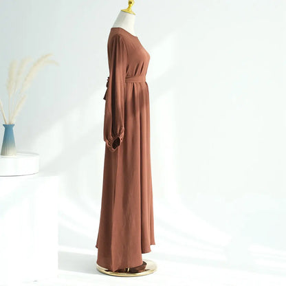 Muslim Women Cuff Sleeve Abaya Dress