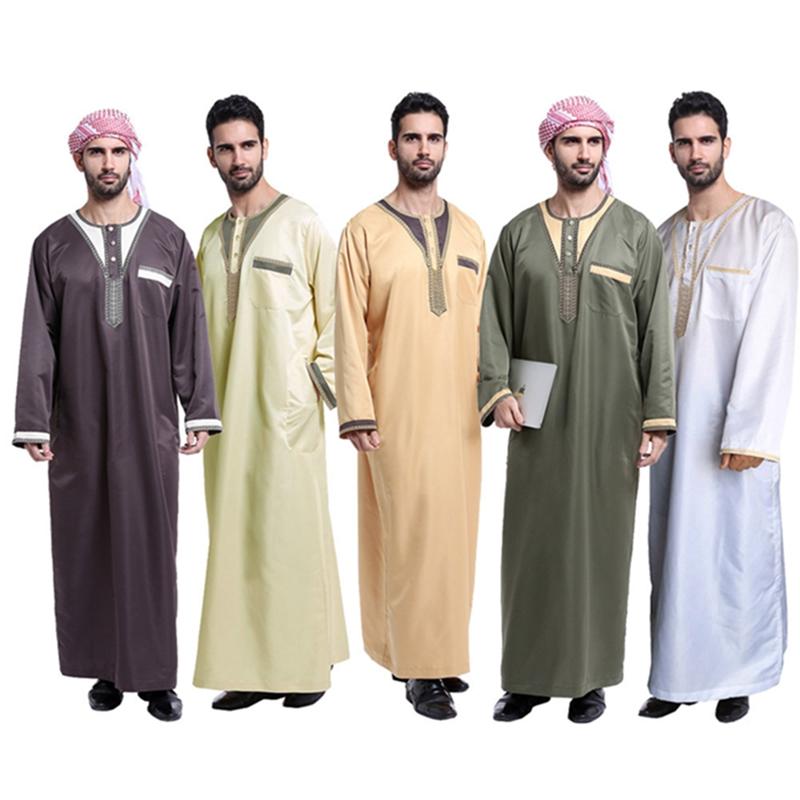 Muslim Clothing Islamic Arabic Men Thobe