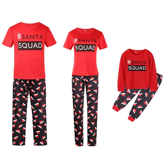 Santa Claus Sleepwear Sets Pjs Matching Family Christmas Pajamas