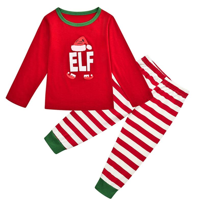 Soft Santa Claus Nighty Clothes Sleepwear Matching Christmas Pajamas