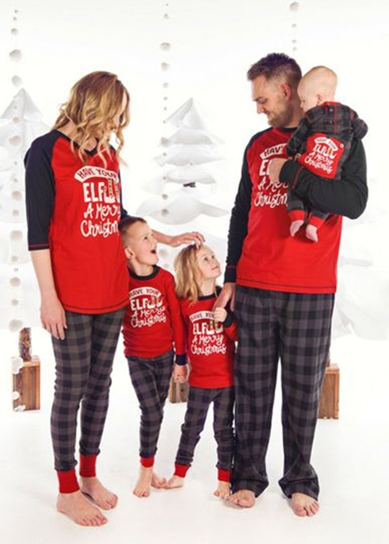 Soft Santa Claus Christmas Family Pajamas Sets