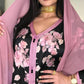 Flower Printed Kaftan Dress Jalabiya