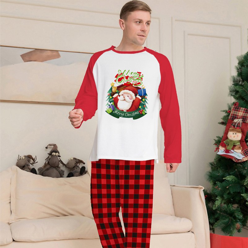 Matching Christmas Santa Pajamas Sets Pjs