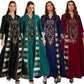 Eid Middle Eastern Arab Muslim Women Embroidery Kaftan Dress Caftan