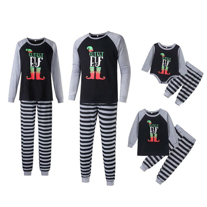 Matching Family Sleepwear Christmas Elf Pajamas Pjs Set