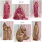 Muslim Women Prayer Dress Jilbab Robe Mother And Daughter Girl Matching Outfits