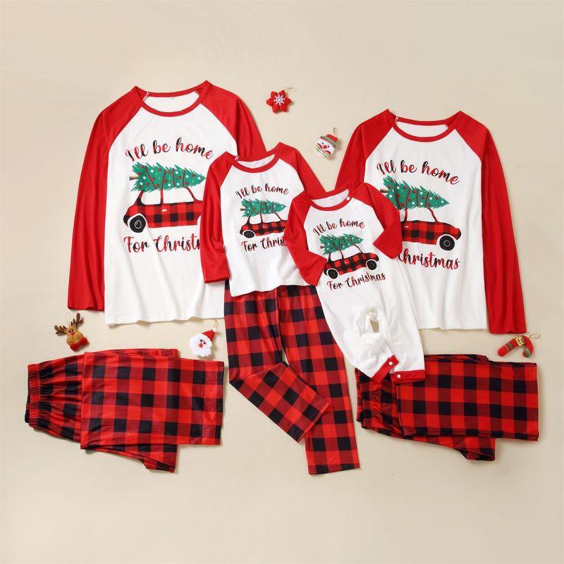 Sleepwear Sets Pajama Christmas Matching Set For Couples And Kids