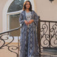 Muslim Women Arab Doris Embroidery Sequins Caftan Kaftan Dress