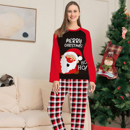 Christmas Matching Family Pajamas Sets With Santa