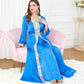 Eid Dress 2 Pieces Set Elegant Satin Kaftan Dress Caftan With Inner Sleeveless Dress