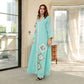 Eid Arab Women Kaftan Dress With Embroidered And Sequins