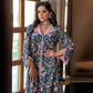 Eid Dress Middle East Hotfix Rhinestone Printed Caftan Kaftan Dress