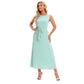 Solid Color Abaya Under Sleeveless Inner Slip Dress Underdress For Muslim Women