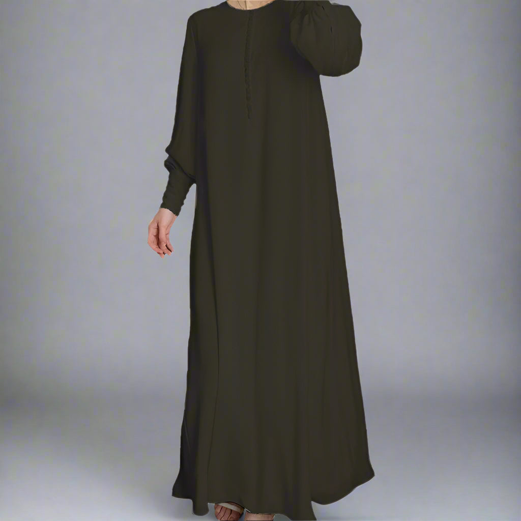 Muslim Women Chiffon Abaya Dress