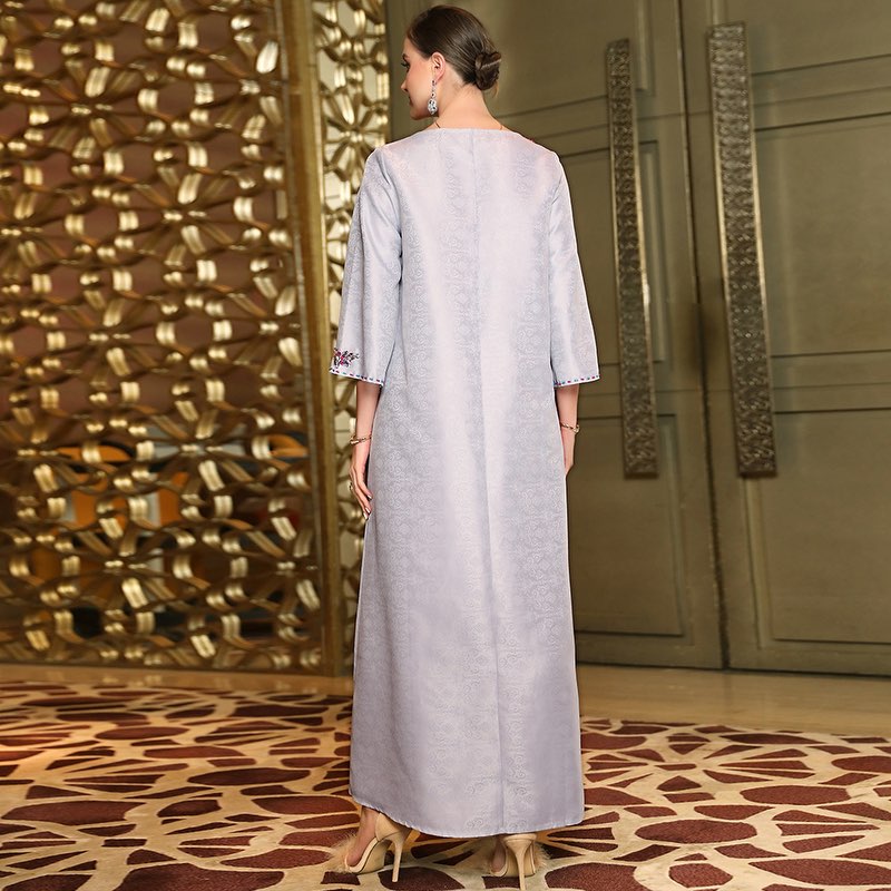 Robe Muslim Dress Islamic Clothing National Dubai Abaya Kaftan