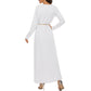 Muslim Women Long Sleeve Cotton Abaya Inner Dress