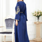 Eid Dress Satin Embroidery Kaftan Dress Caftan For Women Arab Middle East