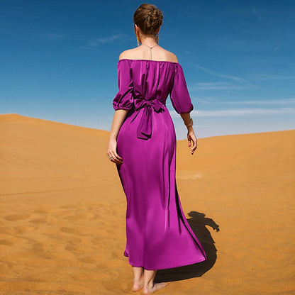 Hand-stitched Rhinestone Middle East Djebba Jebba Dress