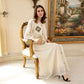 Eid Arab Women Kaftan Dress With Embroidered And Sequins