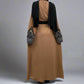 Muslim Women Lace Embroidery Nida Cardigan Open Abaya Dress