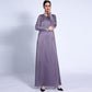 Muslim Women Matte Abaya Dress With Pocket