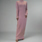 Muslim Women Knitted Cotton Abaya Inner Dress