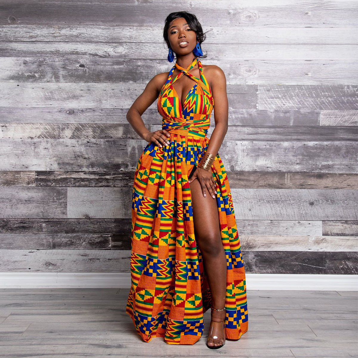 20 Ways To Wear Backless Printed African Dresses Women Clothing – Urgarment