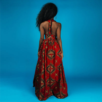 20 Ways To Wear Backless Printed African Dresses Women Clothing