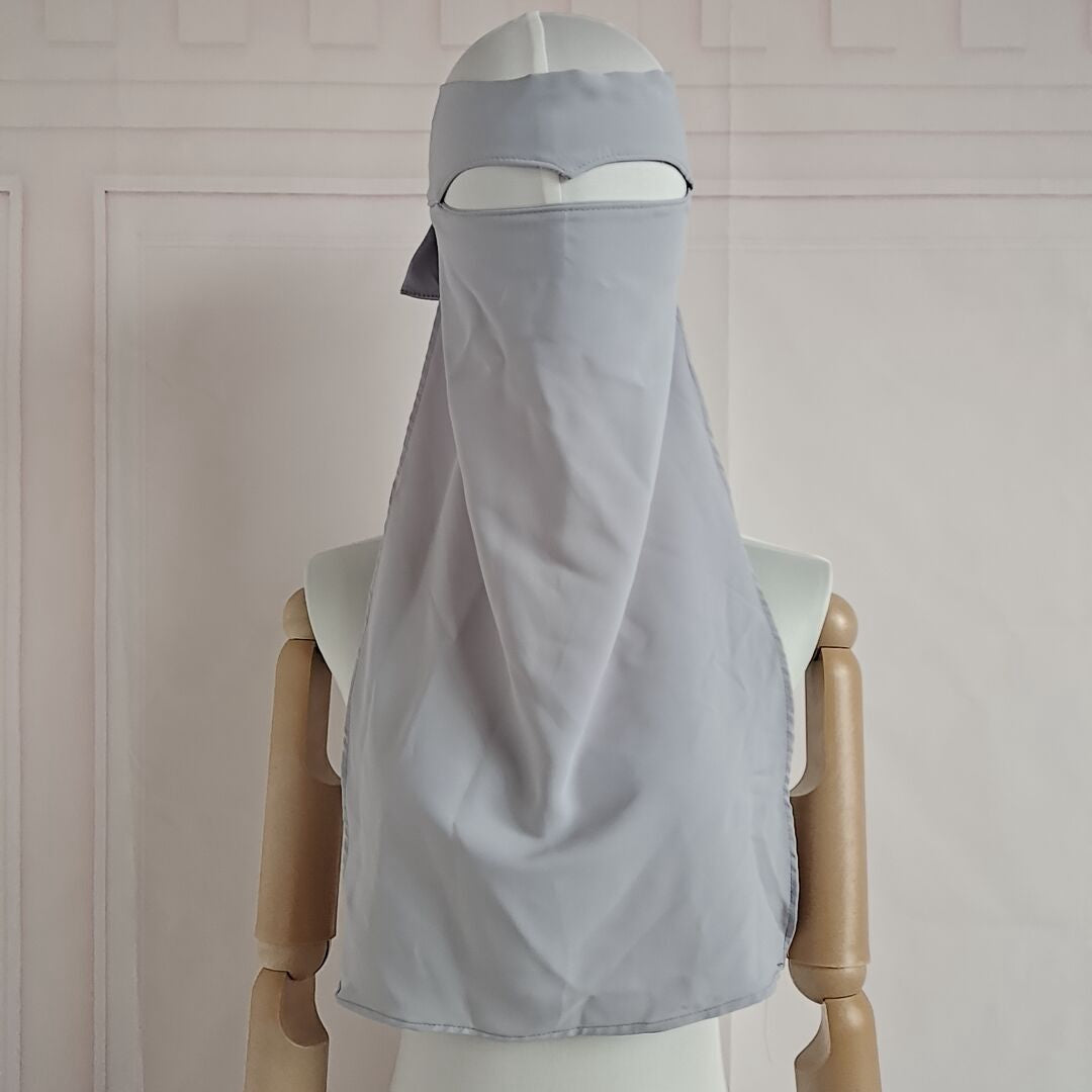 9 Color Options Islamic Muslim Women Face Veil Niqab