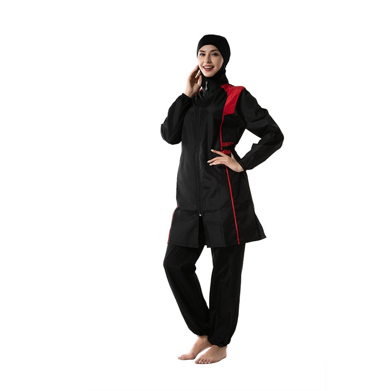 Muslim Womne Swimwear 3 Pieces Set Bathing Suit Burkinis