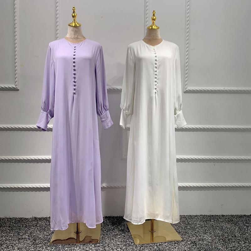 Muslim Women Chiffon Abaya Dress