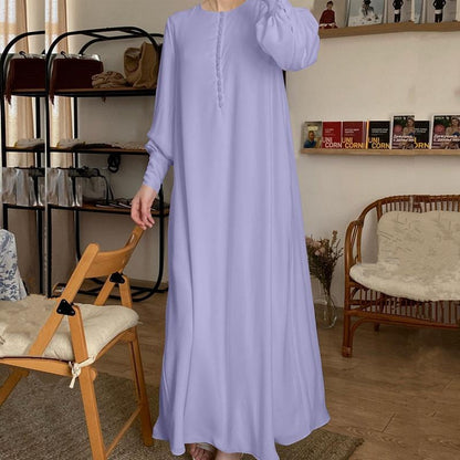 Muslim Women Chiffon Abaya Dress