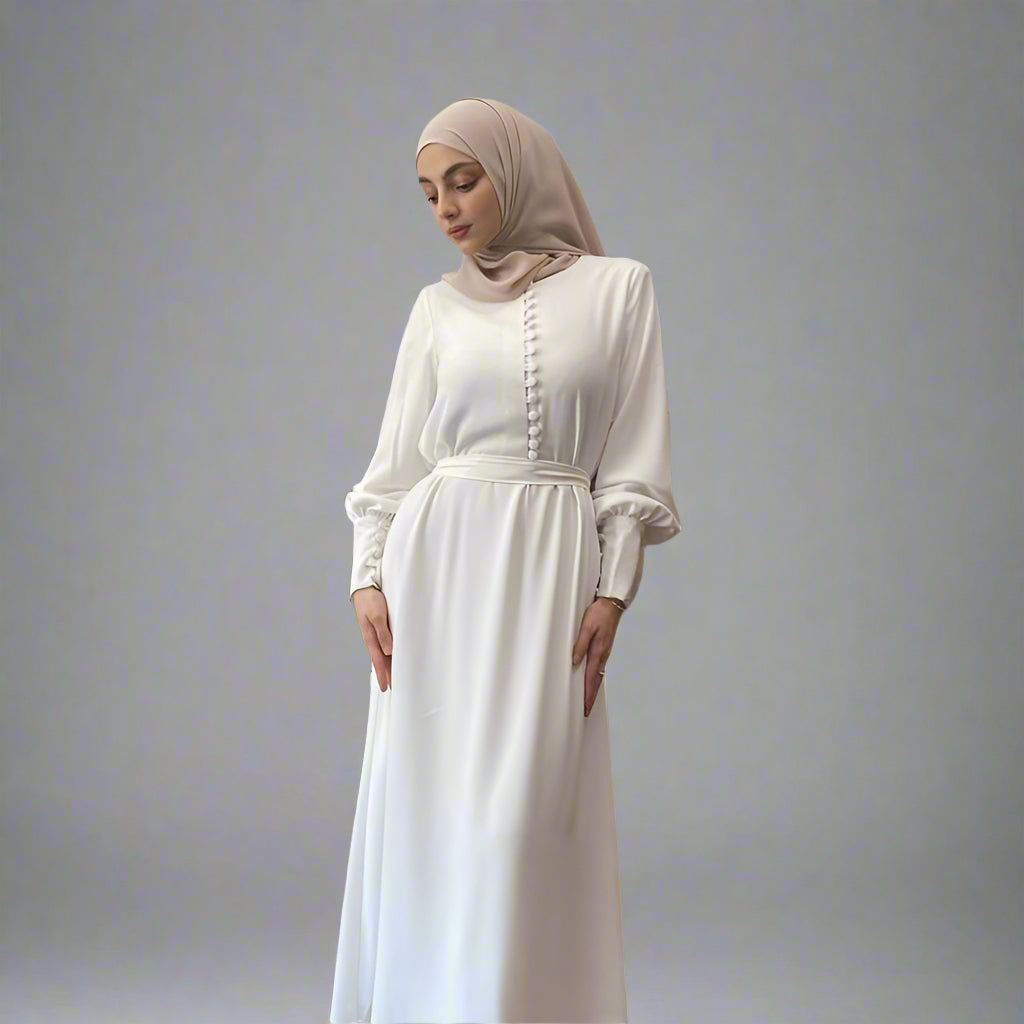 Muslim Women Chiffon Abaya Dress