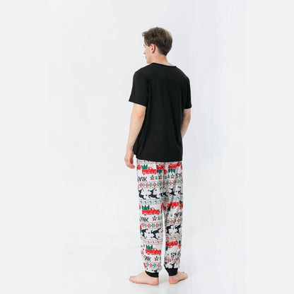 Matching Family Christmas Short Sleeve Pjs Pajamas Set