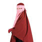 9 Color Options Islamic Muslim Women Face Veil Niqab
