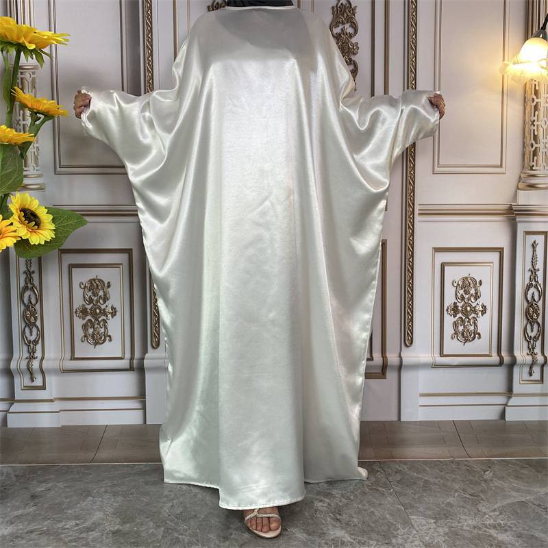 Satin Farasha Abaya Dress For Muslim Women