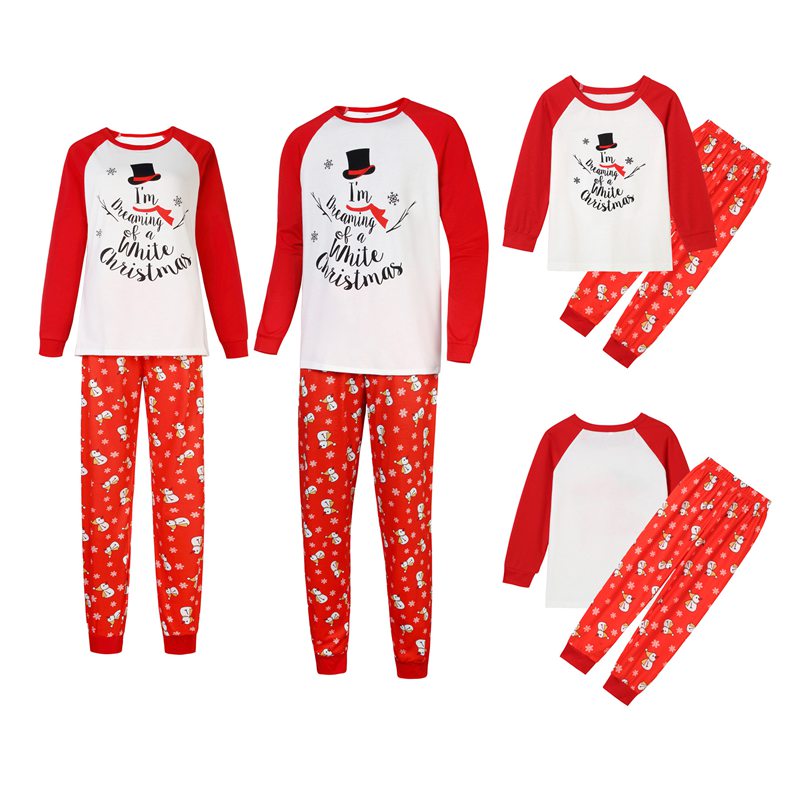 Family Christmas Pajamas Sleepwear Pjs Set