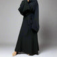 14 Color Options Nida Solid Color Abaya Dress For Muslim Women