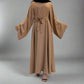 14 Color Options Nida Solid Color Abaya Dress For Muslim Women