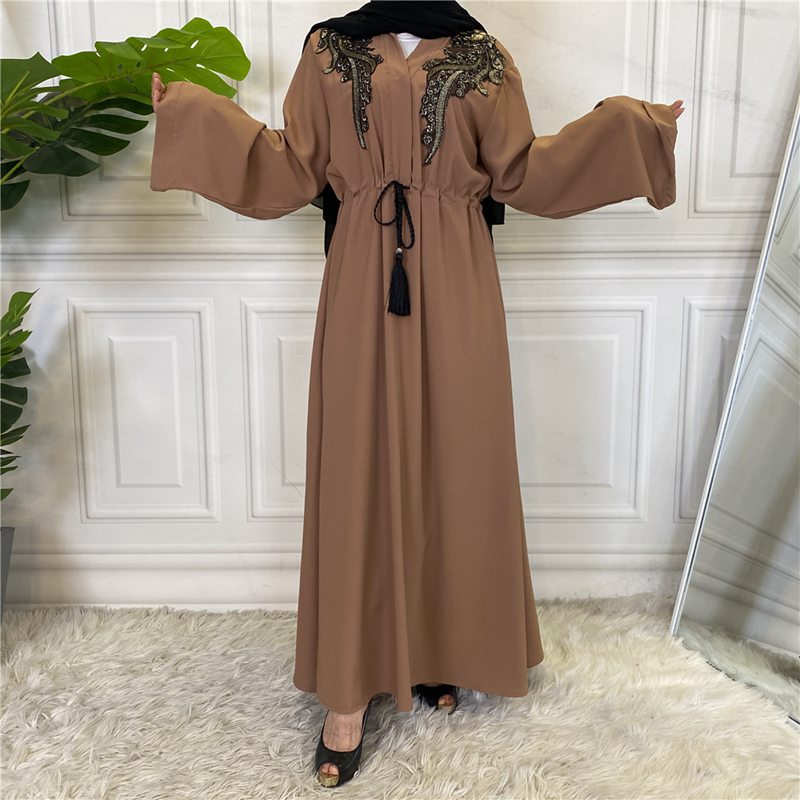 Muslim Women Nida Abaya Dress Middle East Arab