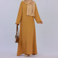 16 Color Options Cotton Blended Abaya Dress For Muslim Women Arab Tukish Dubal Middle East