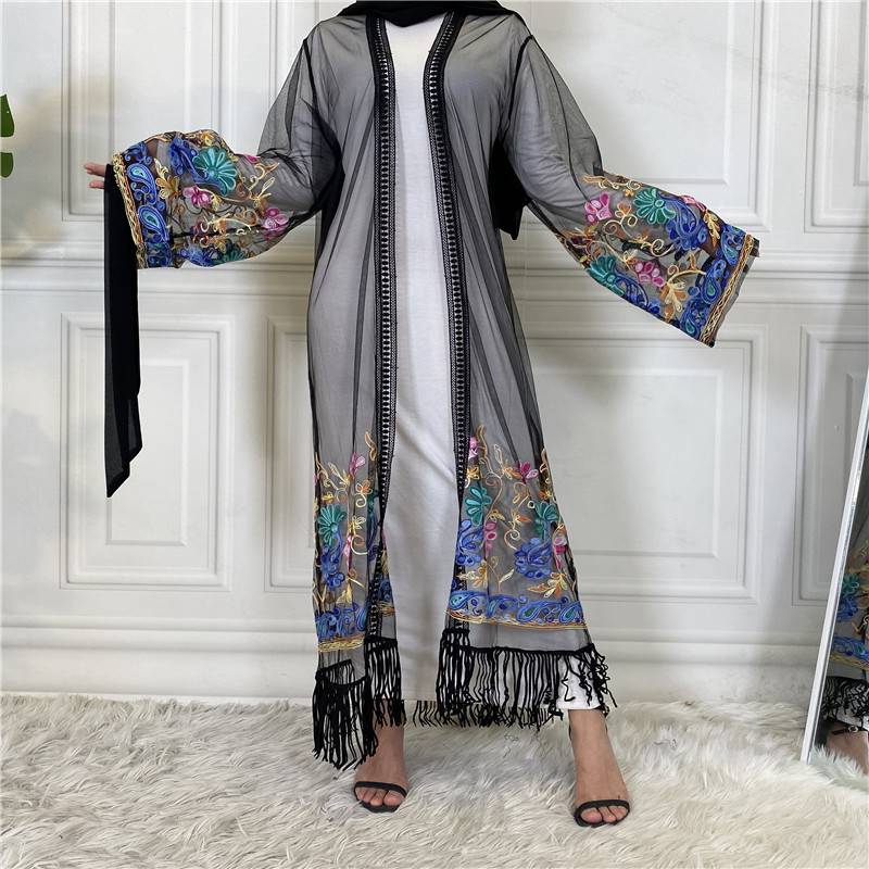 Mesh abaya on sale