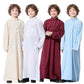 Islamic Muslim Stand Collar Thobe Kids Clothing Wear For Boys