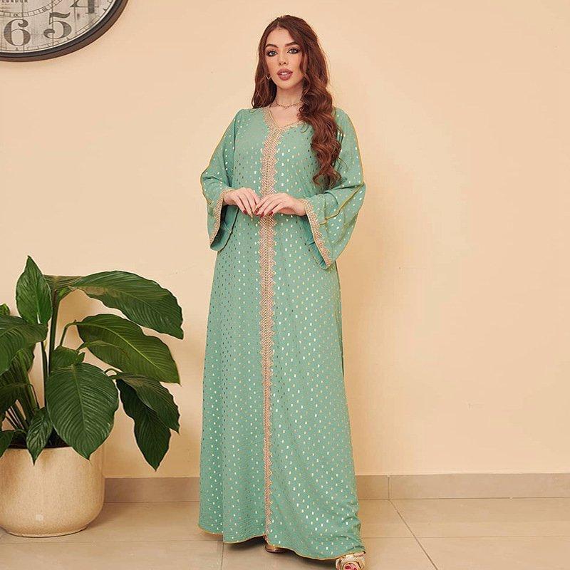 Eid Dress 11 Color Options Middle East Turkish Moroccan Women Bronzing Luxury Caftan Kaftan Dress Eid Dress 11 Color Options Middle East Turkish Moroccan Women Bronzing Luxury Caftan Kaftan Dress
