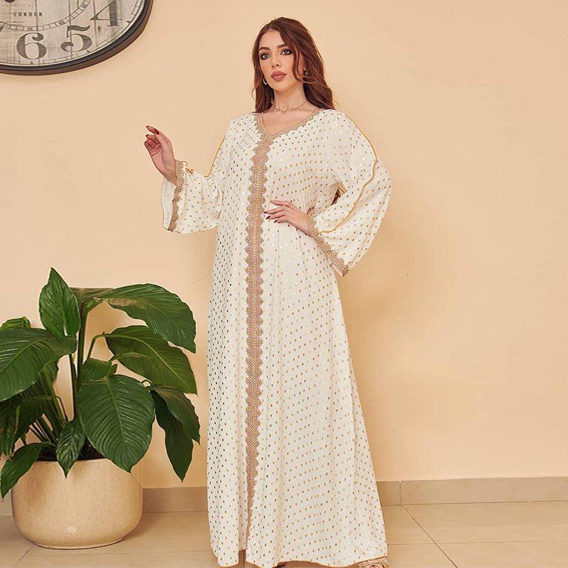 Eid Dress 11 Color Options Middle East Turkish Moroccan Women Bronzing  Luxury Caftan Kaftan Dress