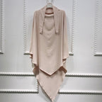Muslim Women Long Khimar Overhead