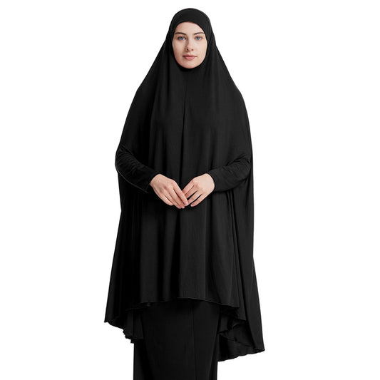 10 Color Options Muslim Women Modal Sleeved Jilbab