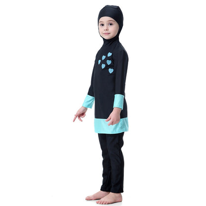 Child Burkini Muslim Girl Swimwear Swimsuit